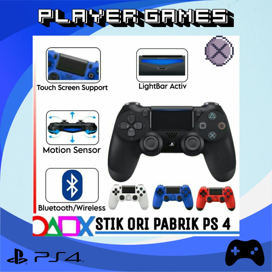 STIK PS4 ORIGINAL PABRIK FREE KABEL USB - STIK PS4 OP - STIK PS4 ORIGINAL PABRIK