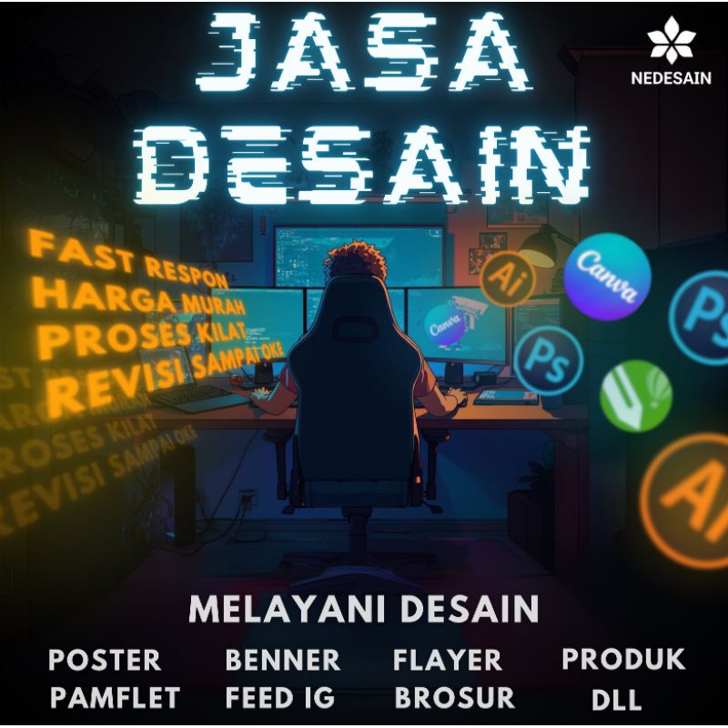 JASA DESAIN GRAFIS, DESAIN BENNER, DESAIN POSTER, DESAIN FEED IG, DESAIN PAMFLET, DESAIN KAOS, DESAI
