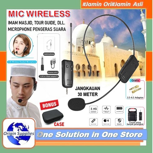 Mic Wireless Bando Dan Klip On 2 Mic Dan 1 Mic Klip On Dan Bando Batery Charger