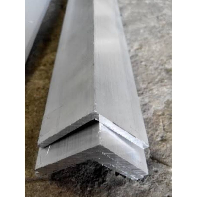 Plat Siku Alumunium Tebal 4mm x 40mm x 40mm x 6meter