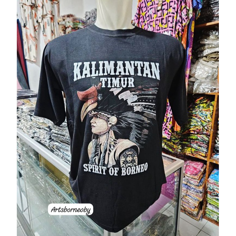 KAOS KALIMANTAN TIMUR SPIRIT OF BORNEO