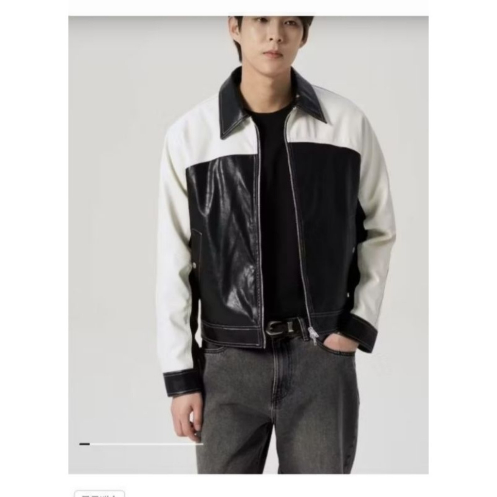 Jaket Kulit Pria Leather boxy