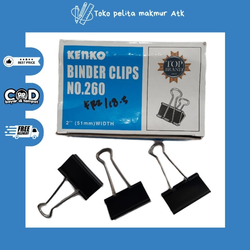 

KENKO - BINDER CLIP NO. 260 PENJEPIT FILE DOKUMEN