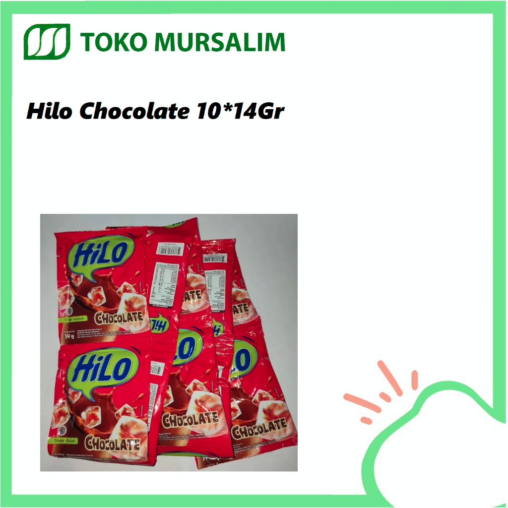 

Hilo Chocolate 10*14Gr Siap Saji/Instan