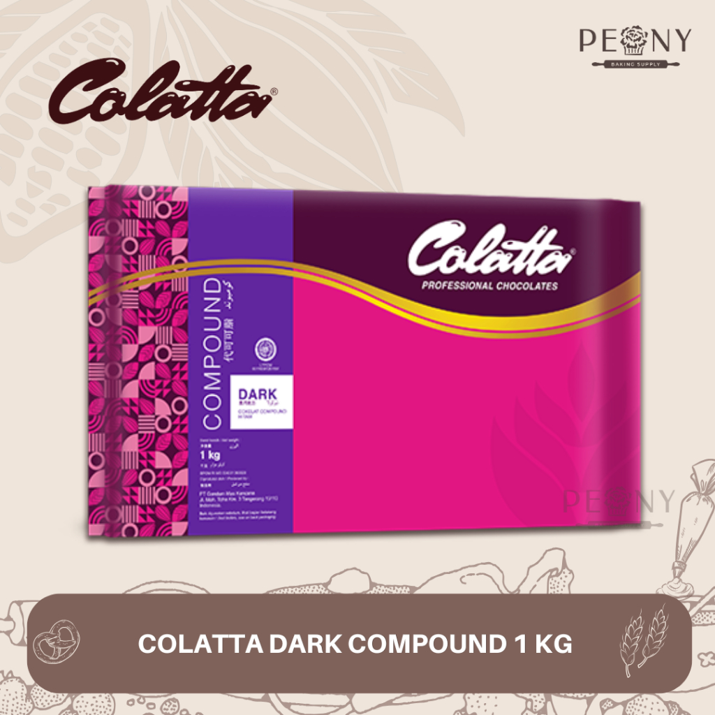 

COLATTA COKLAT COMPOUND DARK 1 KG| DCC DARK 1 KG