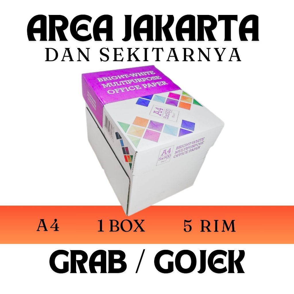 

Kertas Fotocopy Print HVS A4 BMO 75 gr Box Dus Copier Multifungsi Paling Murah
