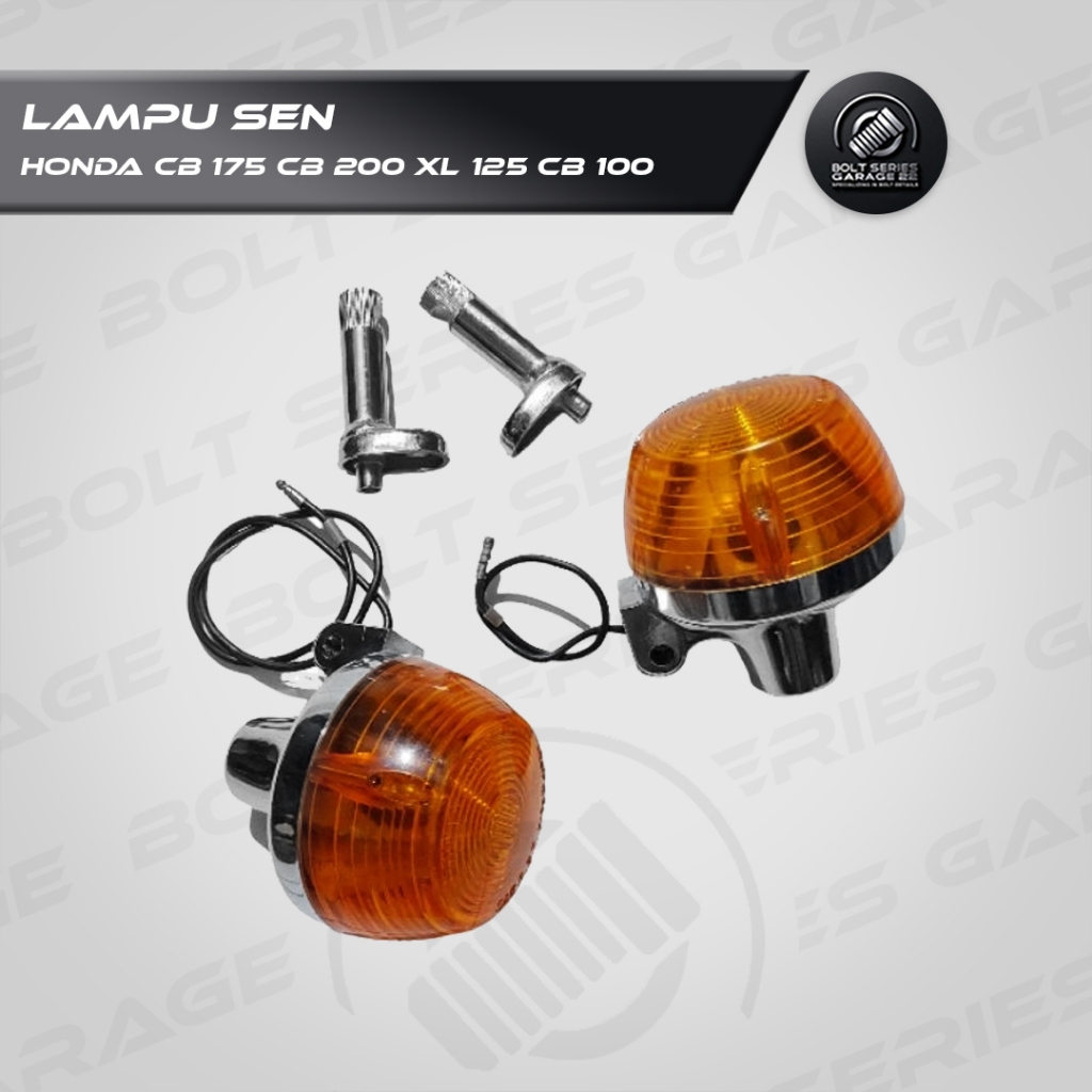 Lampu Sen Baru CB 175 CB 200 XL 125 CB 100 CB 125 S90 Free Stik Sen