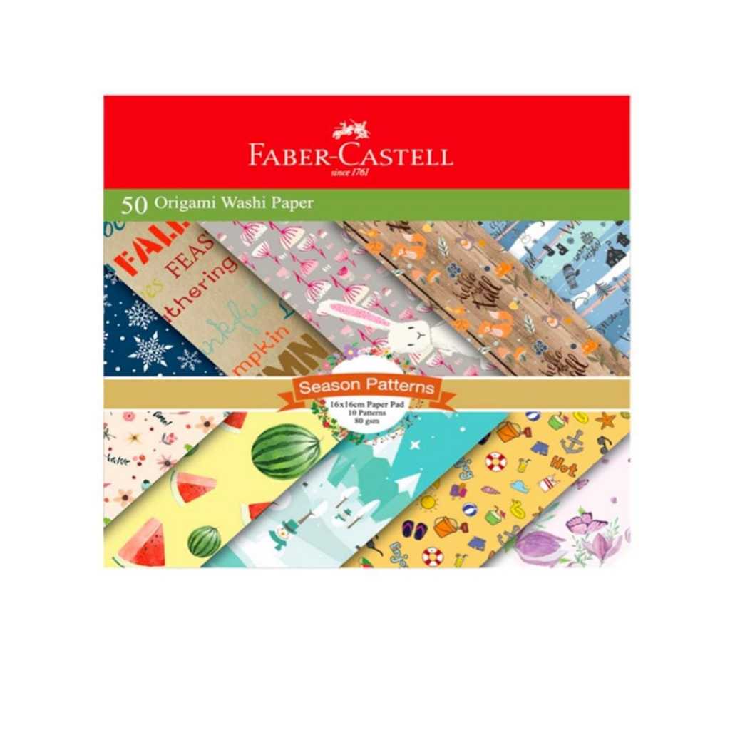 

Faber Castell Origami Washi Paper Season Pattern 16x16