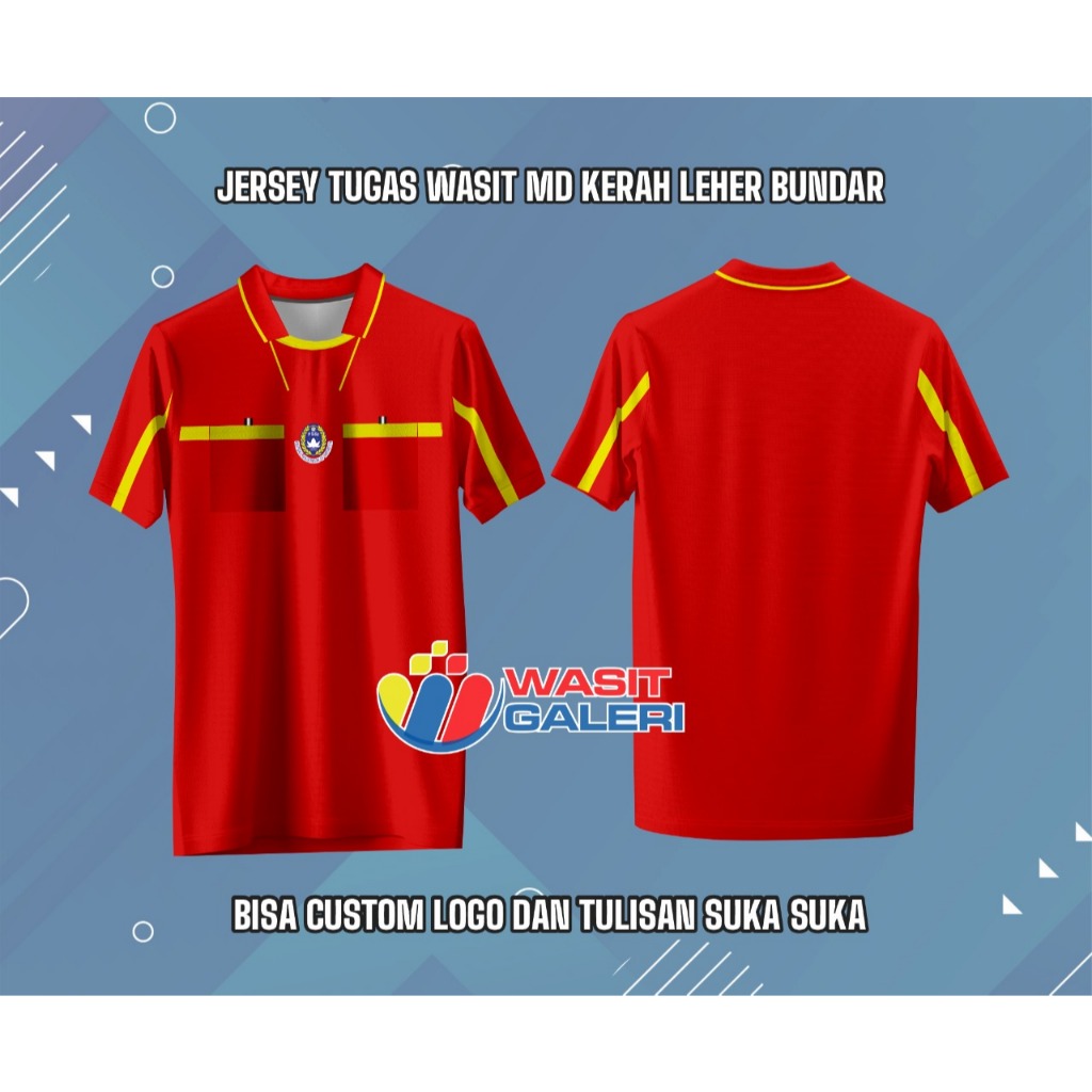 BAJU TUGAS WASIT FUTSAL MD: KERAH & LEHER V (DADA PSSI)