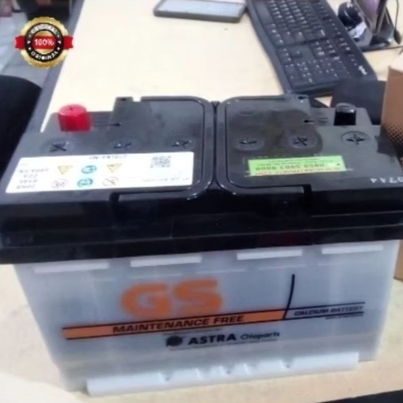 Aki Mobil Innova Reborn Diesel, Fortuner VRZ Diesel Accu GS Astra 370LN3 LN3