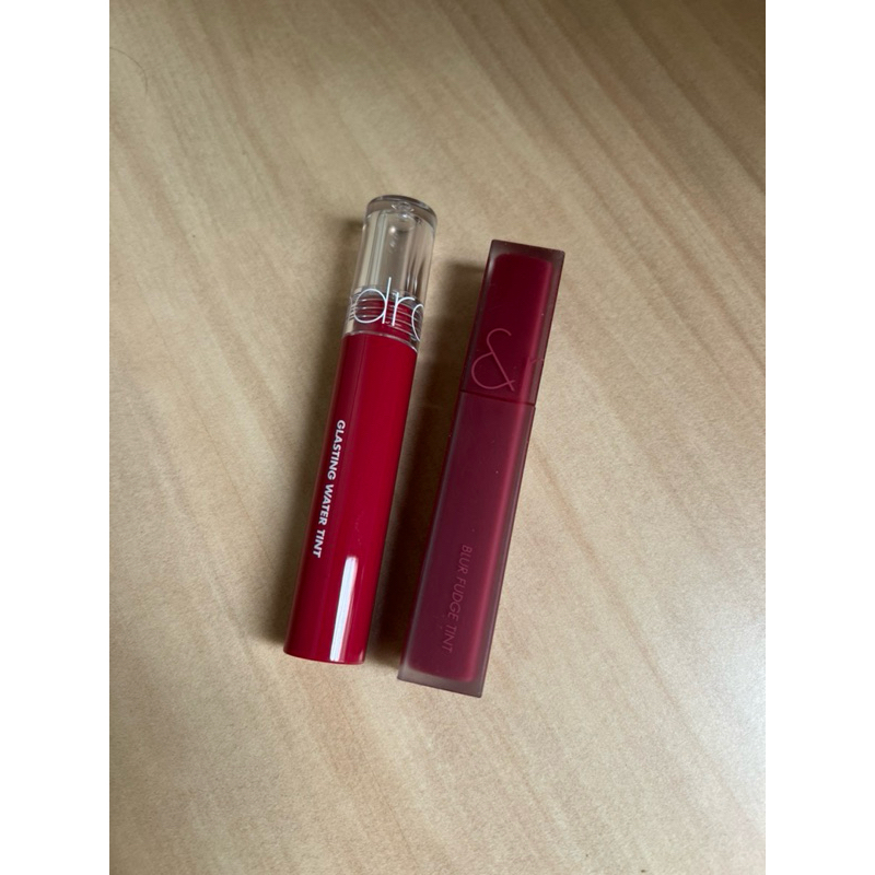 [BUNDLE BUY 1 GET 1] ROMAND Blur Fudge Tint Cool Rose Up & Glasting Water Tint Rose Splash rom&nd