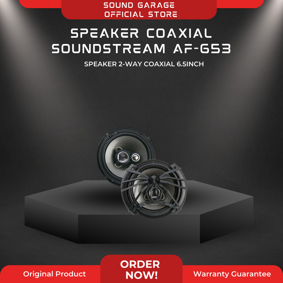 SPEAKER COAXIAL SOUNDSTREAM ARACHNID SERIES 6.5" AF-653 4OHM