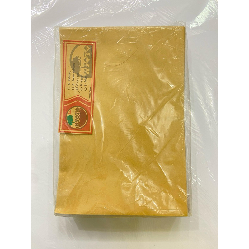 

Amplop Coklat 1/2 Folio