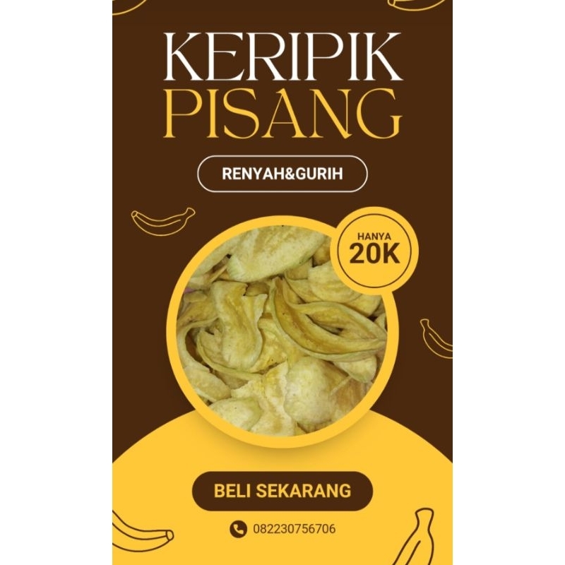 

keripik pisang rasa manis