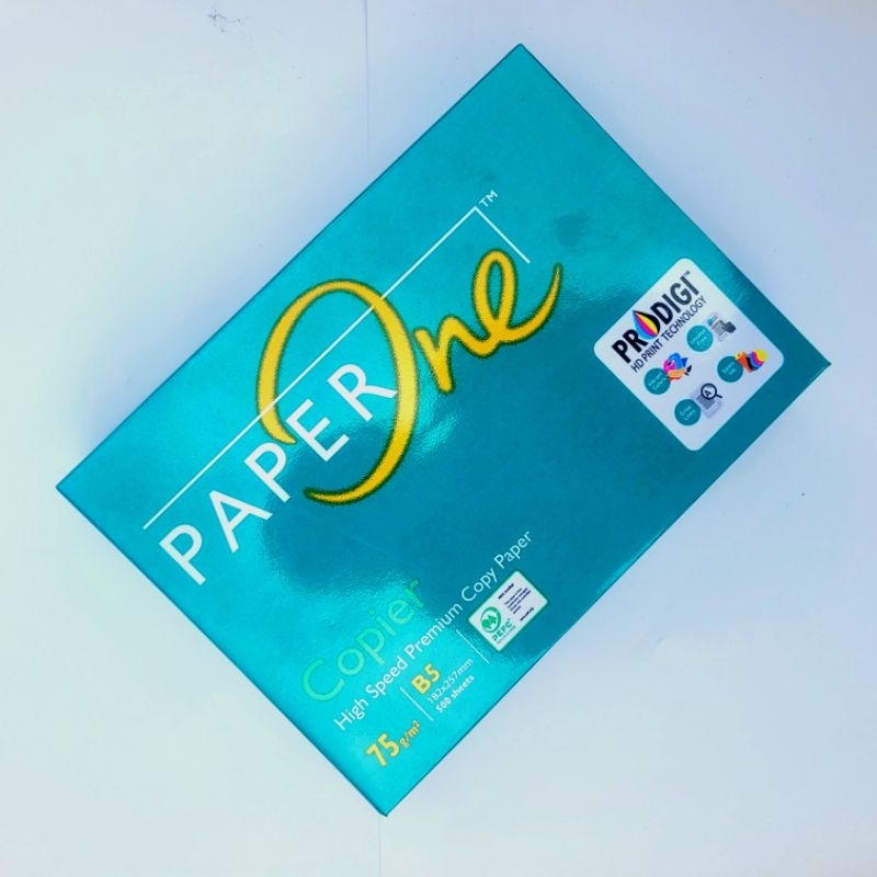 

Kertas HVS Paperone B5 75 Gram (250 Lembar)
