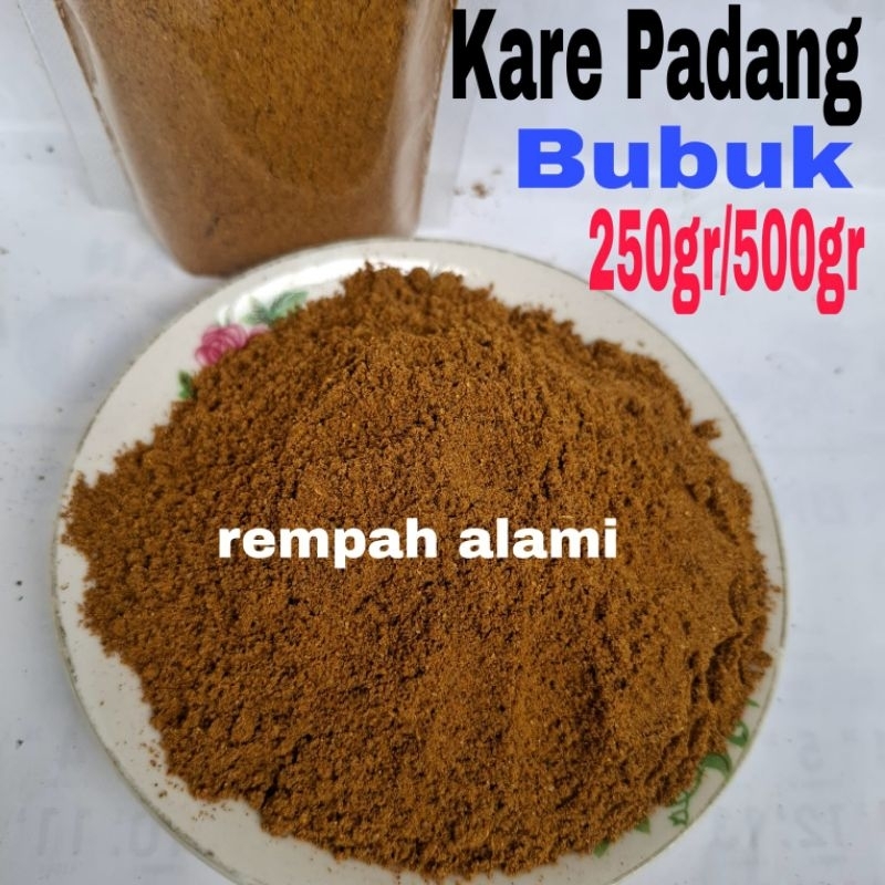 

Rempah Kare Padang Bumbu Bubuk Murni 250/500gr