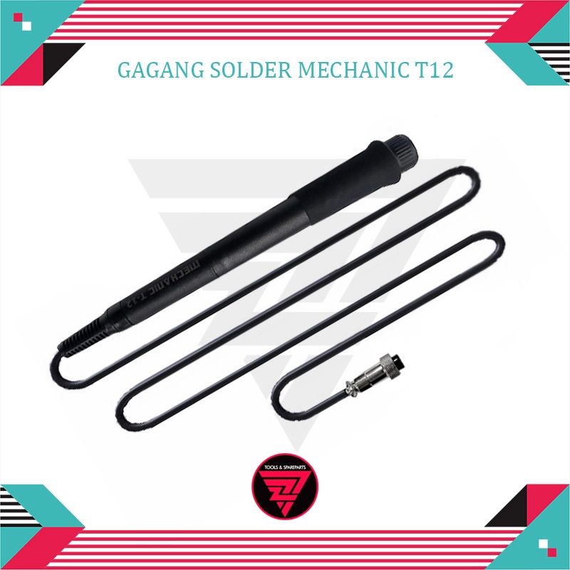 Handle Soldering T-12 Mechanic / Gagang Solder Mechanic T12 / T12 Soldering Handle Mechanic Original