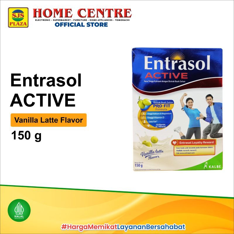 

ENTRASOL ACTIVE VANILLA LATTE 150 G