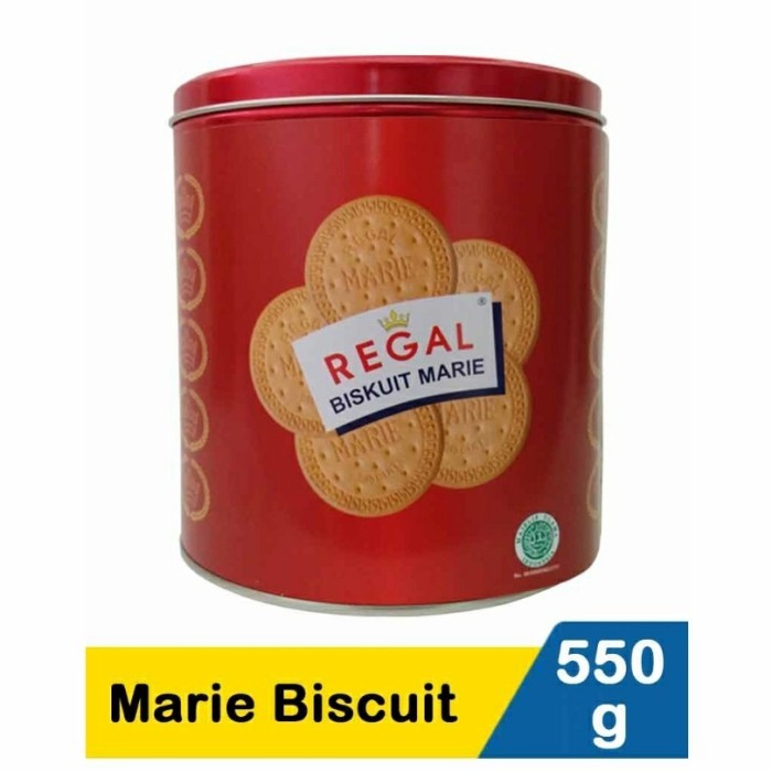 Regal Marie Baru 550g Kemasan Tin / Kaleng Murah Surabaya