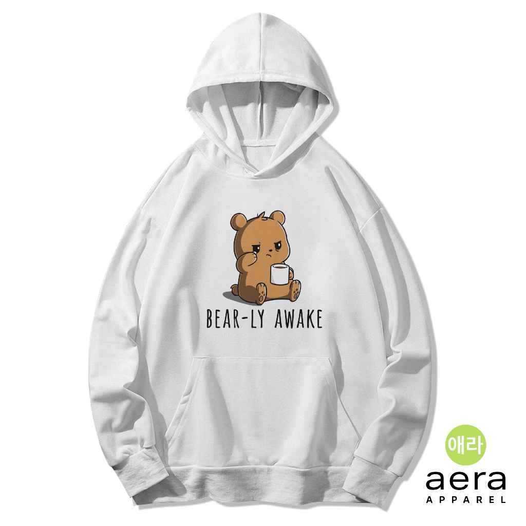 Jaket Hoodie Sweater Bearly Awake Teddy Bear