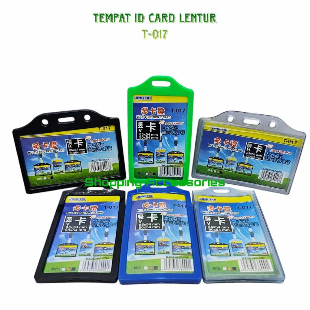 

ID CARD HOLDER KOTAK TEMPAT ID CARD SOFT CASE ID DOUBLE/2 sisi