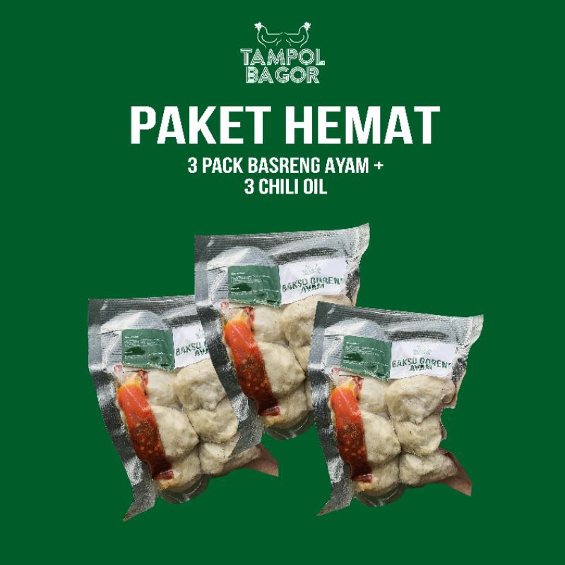 

3 Pack Basreng Ayam + Chili Oil