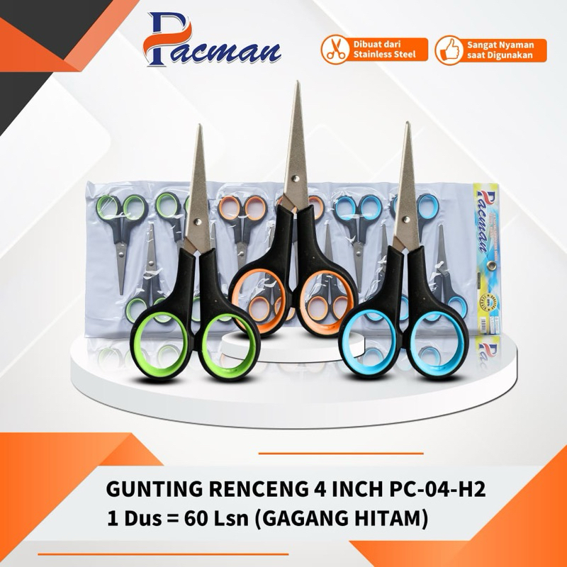 

Gunting Renceng 4 inci PC 04 H2 | Gunting Stainless | Gunting Anti Karat