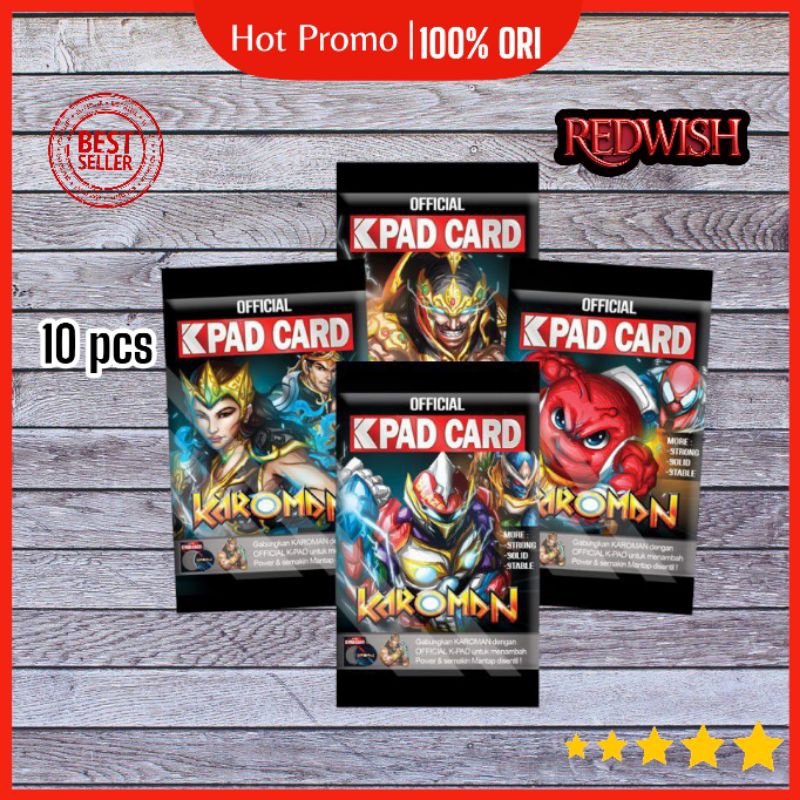 10 pcs KPAD CARD karoman infinity victory immortal alas tambahan terlaris murah limited