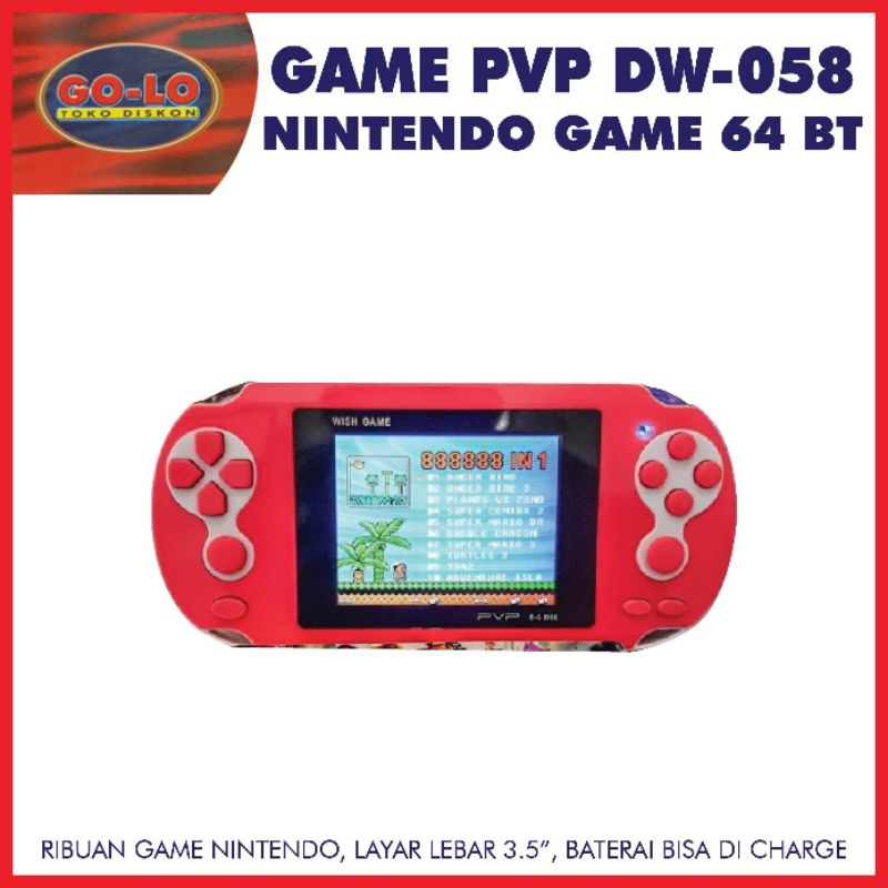 Game PVP DW-058 Nintendo Game 64 Bit