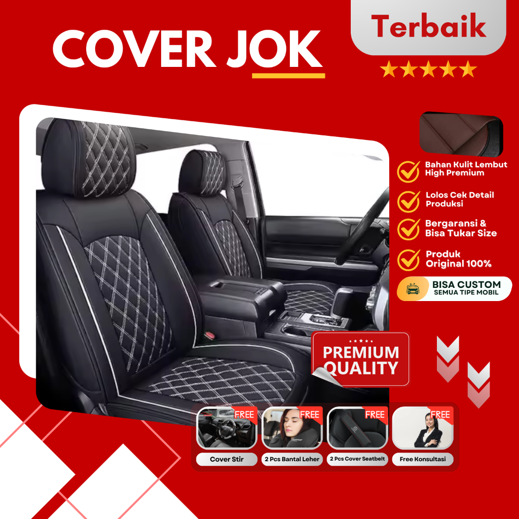Sarung Jok Mobil brio agya Ayla ford Yaris Trd Vios corolla Hyuandai Jazz Rs Mazda Karimun Kastilo