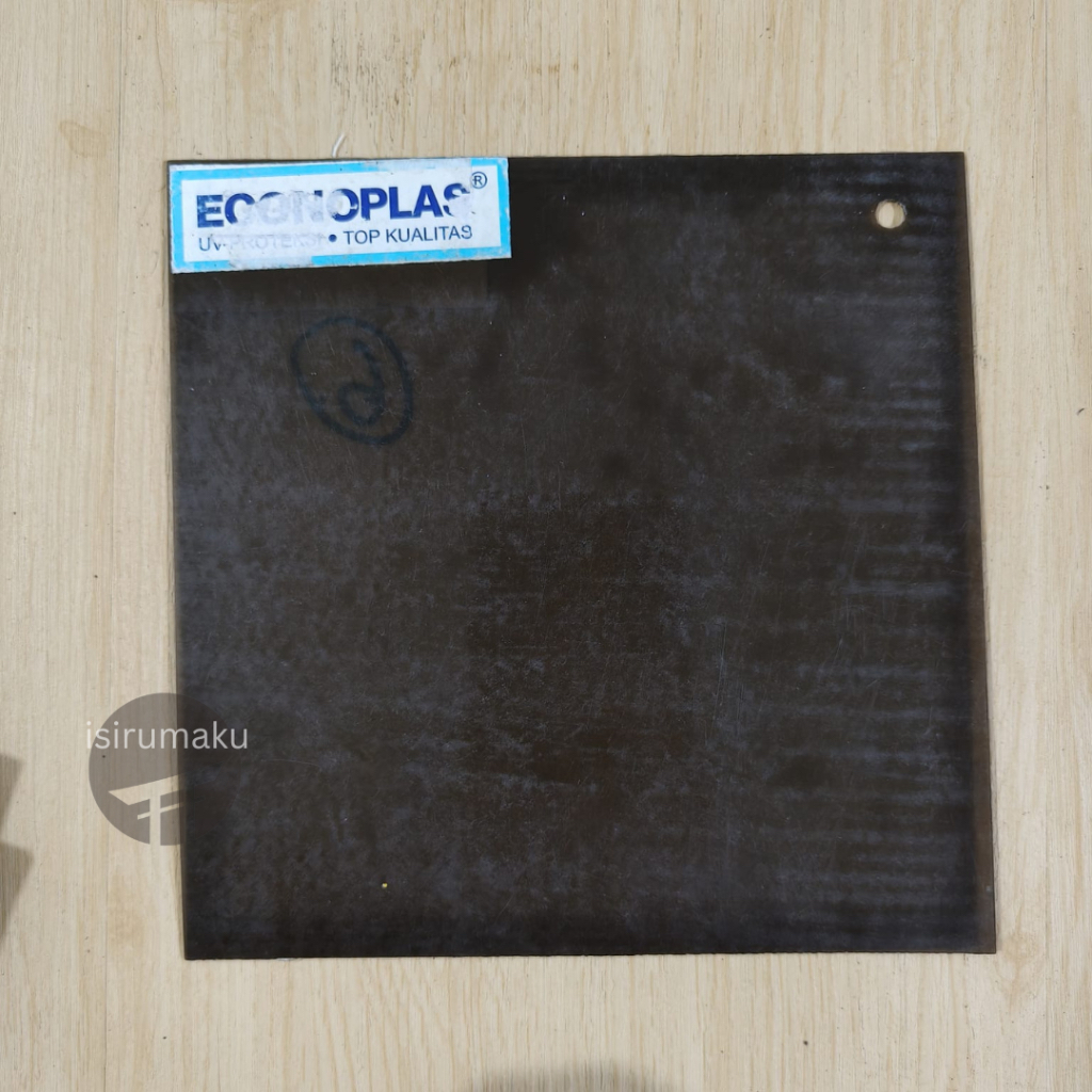 ECONOPLAS - Fiber Plastik Penutup Pagar Motif POLOS, KAYU, TULIP, BATIK, DAUN