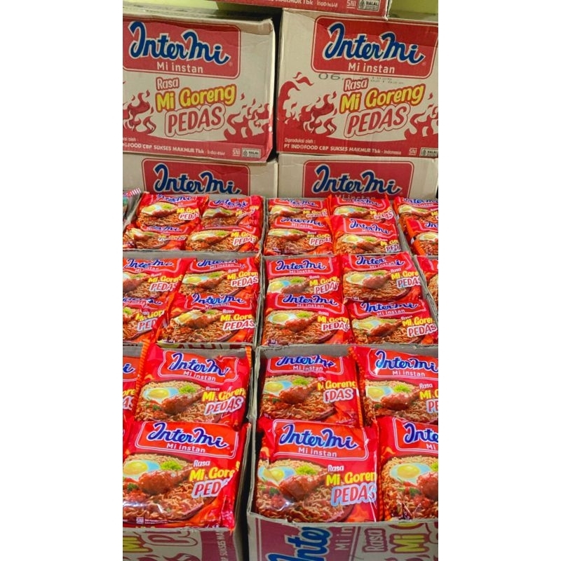 

40 PCS intermie pedas mie instan 1 dus