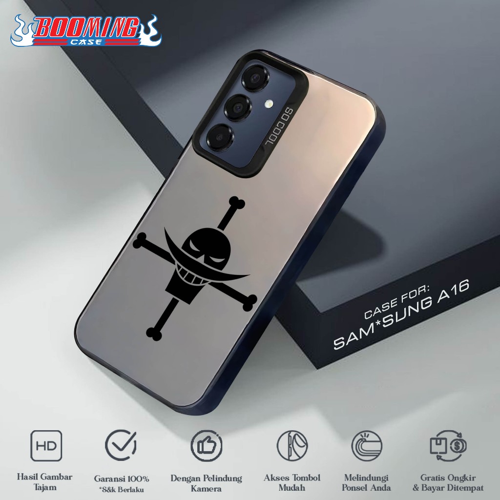 Case Samsung A16 Casing Samsung Premium Matte Hard Casing - Case IMD - Case Hologram Motif  50-53-54