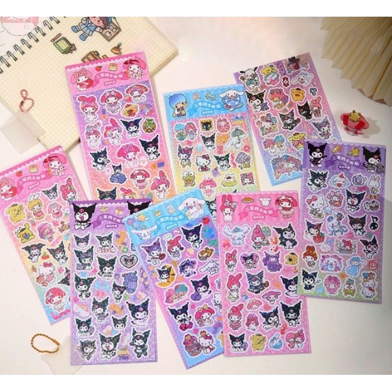 

J ( J5 ) STIKER 3D HOLOGRAM KARAKTER ANAK / STIKER ANAK KARAKTER KARTUN