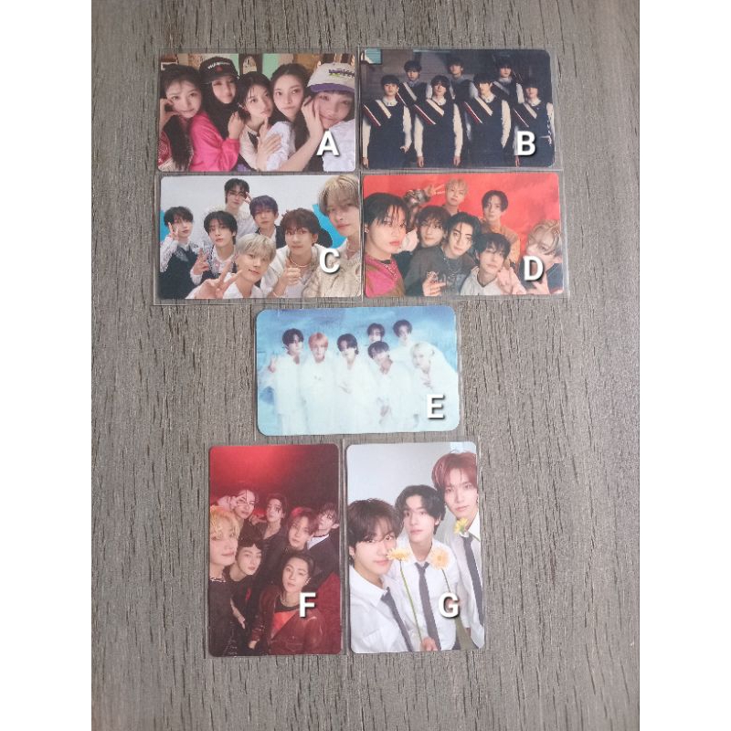 (READY STOCK) PHOTOCARD GRUP ENHYPEN ILLIT NCT DREAM OFFICIAL