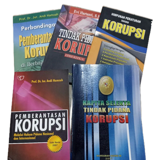 Buku hukum tindak pidana korupsi pemberantasan perbandingan peraturan