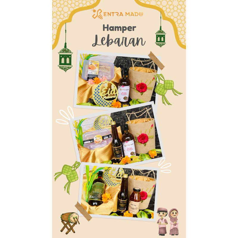 

Sentra Madu Honey Hamper Idul Fitri Parcel Lebaran Eid Mubarak