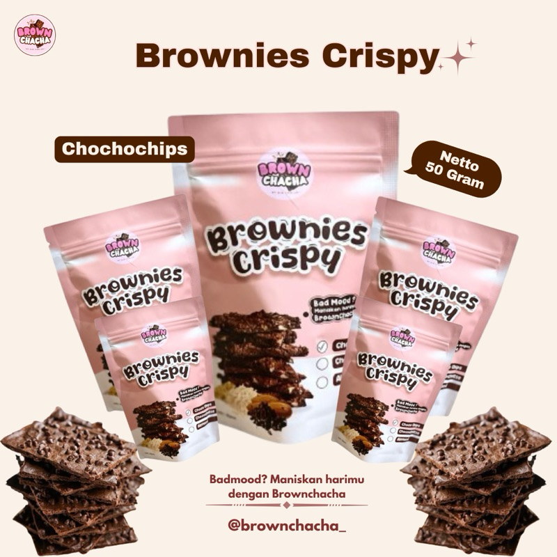 

Brownies Crispy PAKET DISTRIBUTOR - Kripik Brownies Chochochips 50 gram