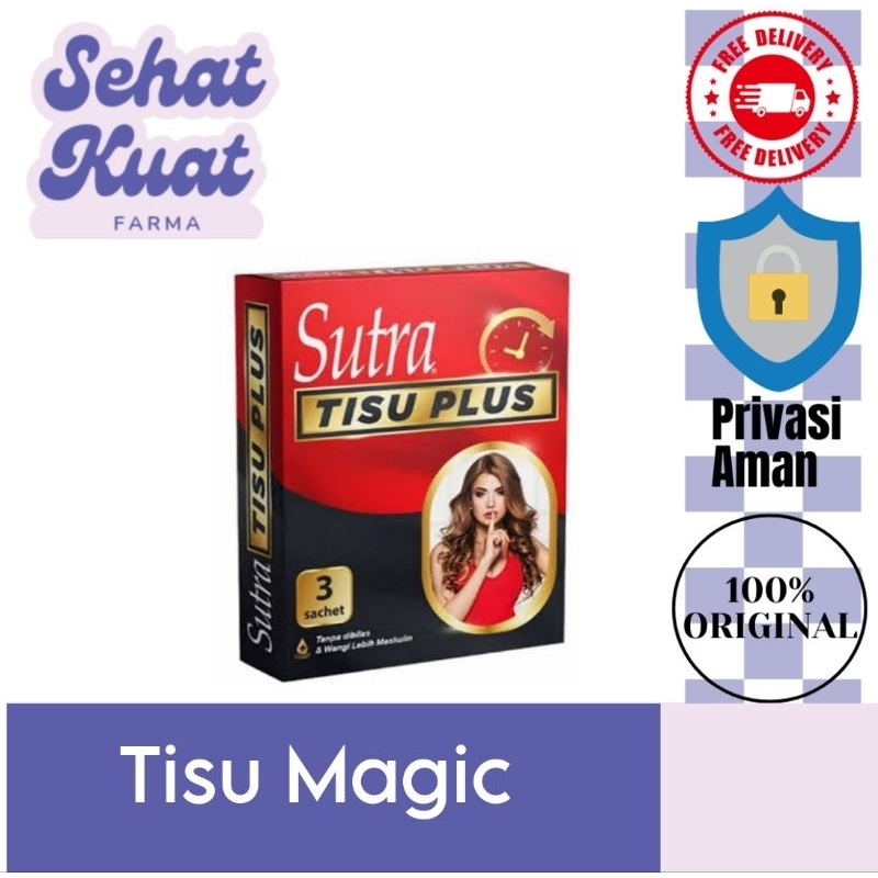 Sutra Tisu Plus isi 6 / Tissue Magic Sutra / Tisu Plus