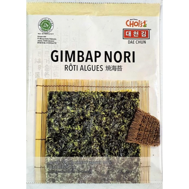 

Dae Chun Gimbap Nori 22 gr isi 10 Sheet