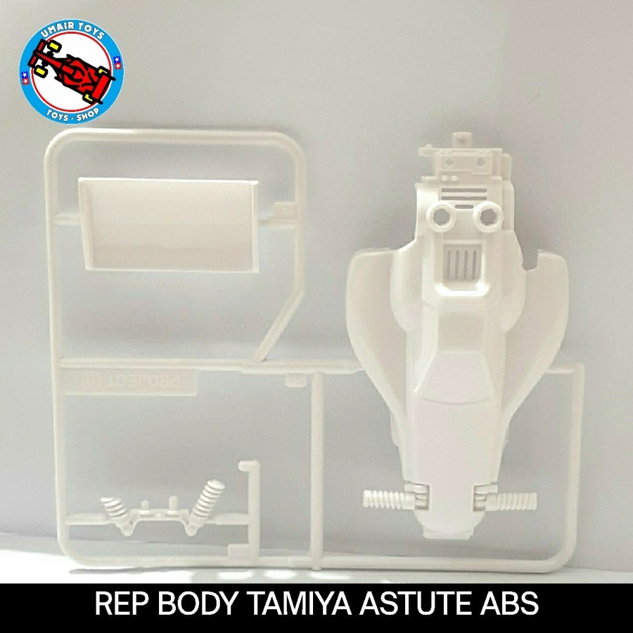 Tamiya Body Astute ABS / Rep body tamiya astute white / Putih bahan abs
