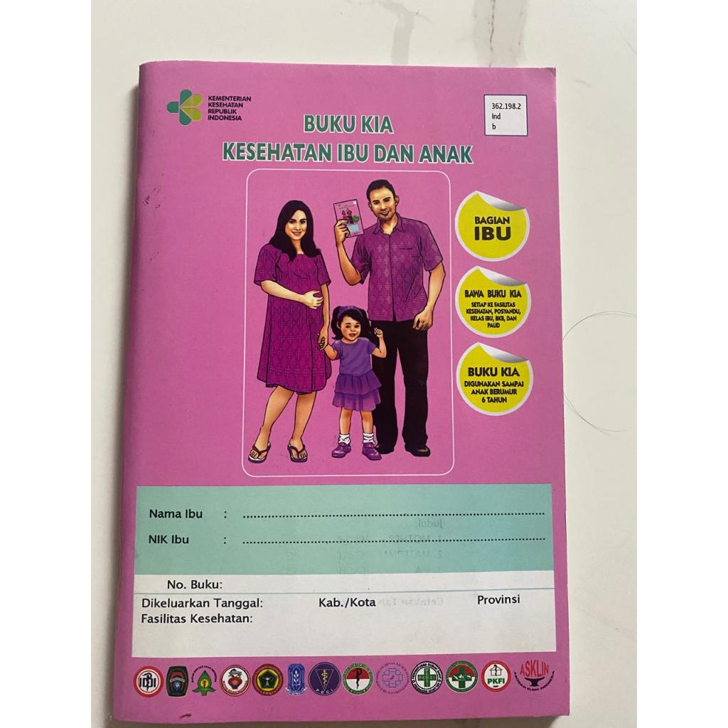 buku kia pink kesehatan ibu dan anak hamil posyandu berwarna cetakan asli terbaru 2020