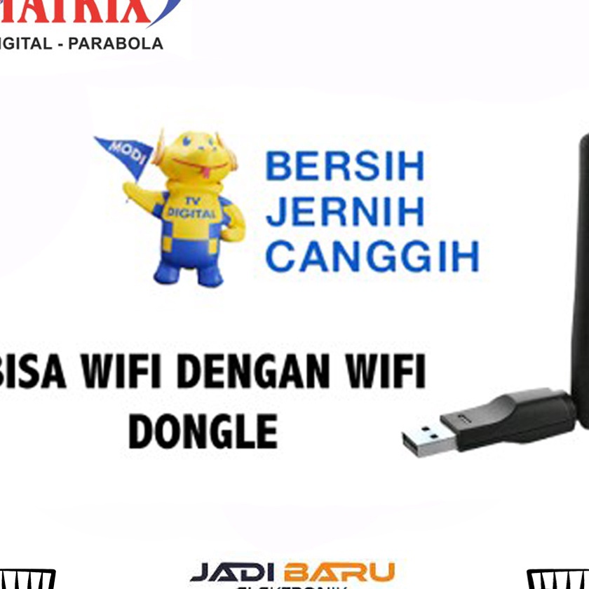 Grosir  COD MATRIX DONGLE WIFI  USB DONGLE WIFI MATRIX  WIFI DONGLE SET TOP BOX DVB T2 MATRIX APPLE 