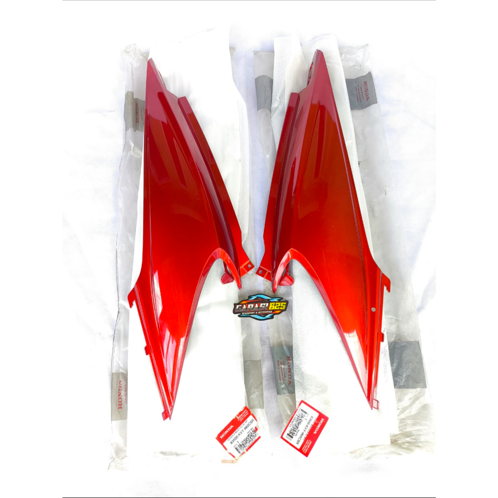 83500/83600-KVY-960CSR Cover Body Bodi Belakang Set Honda Beat Karbu Merah Marun Original AHM