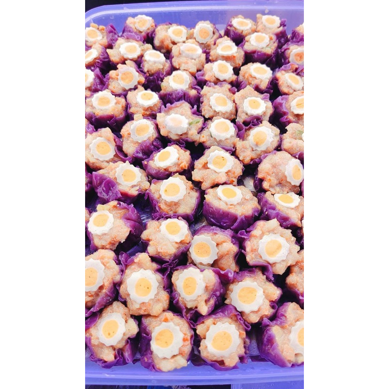 

Dimsum Ayam Pelangi (ISI 10 PCS)- Dimsum Warna-warni Topping Variasi + BONUS Chili Oil (Frozen Food)