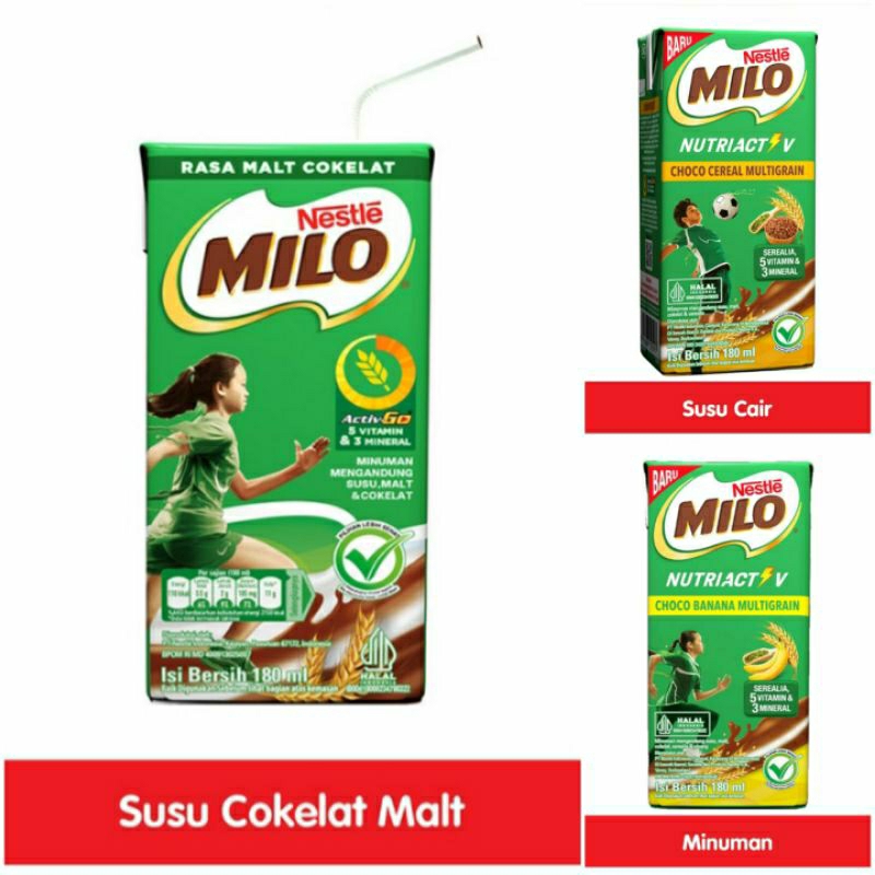 

Milo UHT Kotak 180ml