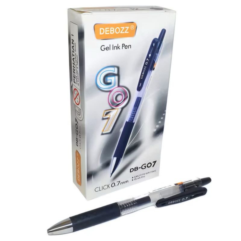 

Bolpen Pulpen Click Gel Debozz DB-G07 0.7 mm [1 LUSIN]