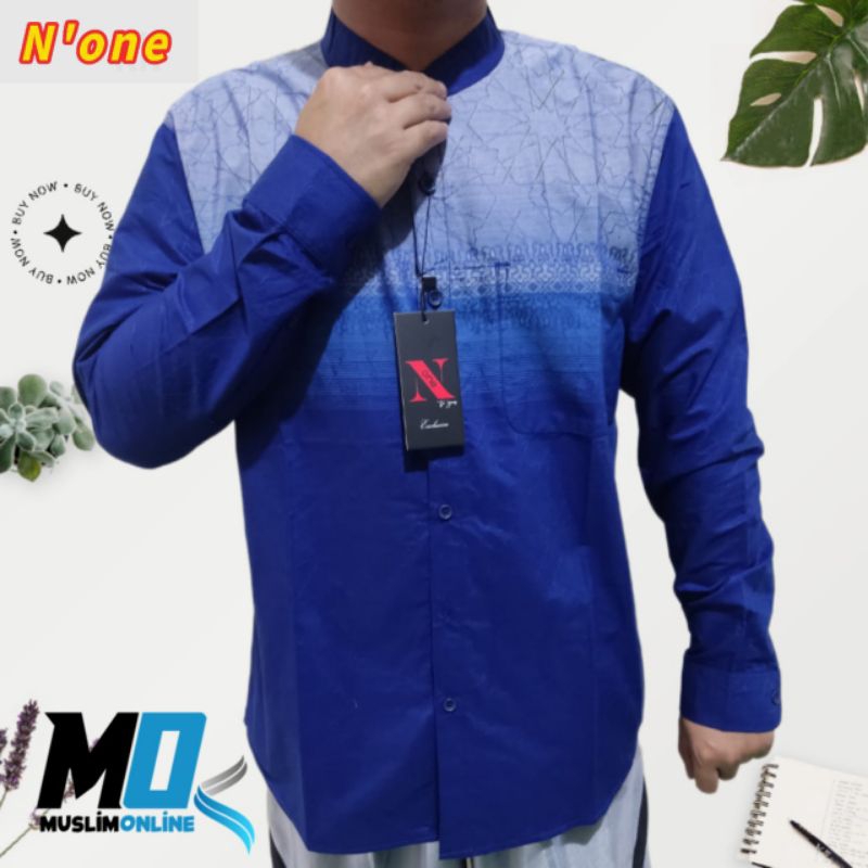 kemko KH n'one kemeja koko  tangan panjang pria dewasa premium ORIGINAL
