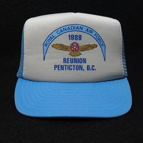 Vintage 1989 ROYAL CANADIAN AIR FORCE Trucker Hat By WILSON