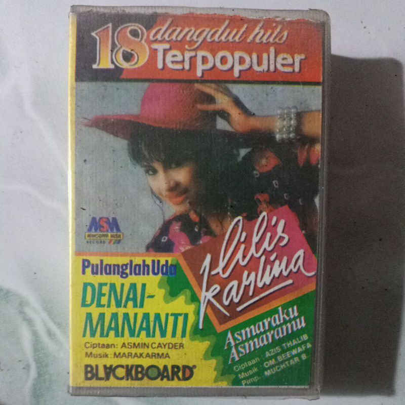 kaset pita LILIS KARLINA album ASMARAKU ASMARAMU